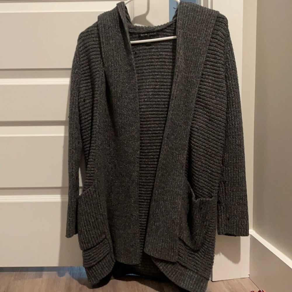 Hooded cardigan